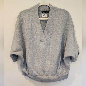 PrAna Cozy Up Pullover Heather Grey Women's Size Med